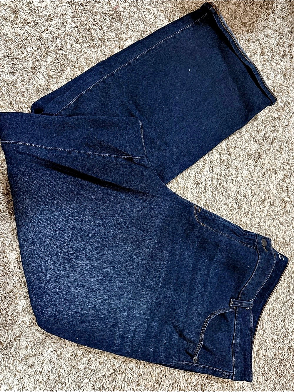 Old Navy Kicker Boot-Cut High Rise Secret-Slim Pockets Jeans High Rise